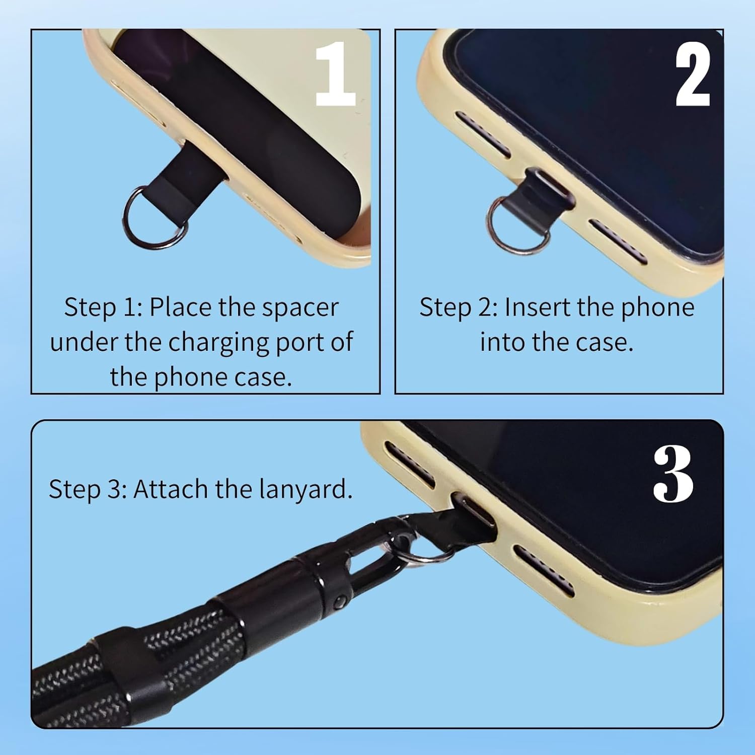 2 Pack Phone Wrist Strap Lanyards, Adjustable Nylon Cell Phone Lanyard with Detachable Tether Tab - Image 7