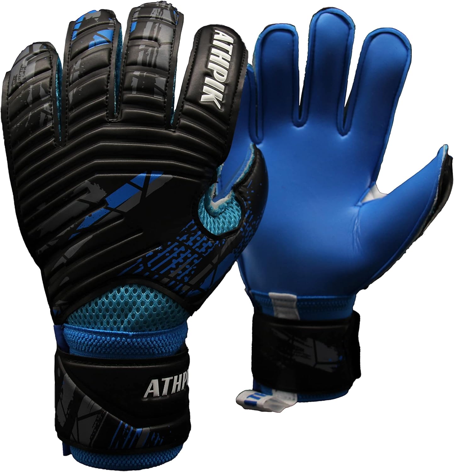 Goalie Goalkeeper Gloves with Pro Fingersaves, Strong Grip for The
