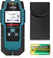 Vista 1 de HANMATEK Detector de Pernos de Pared con Sensor Inteligente Pro, Alarma de Audio y Pantalla LCD HD, Herramienta de Detector de Pernos 5 en 1