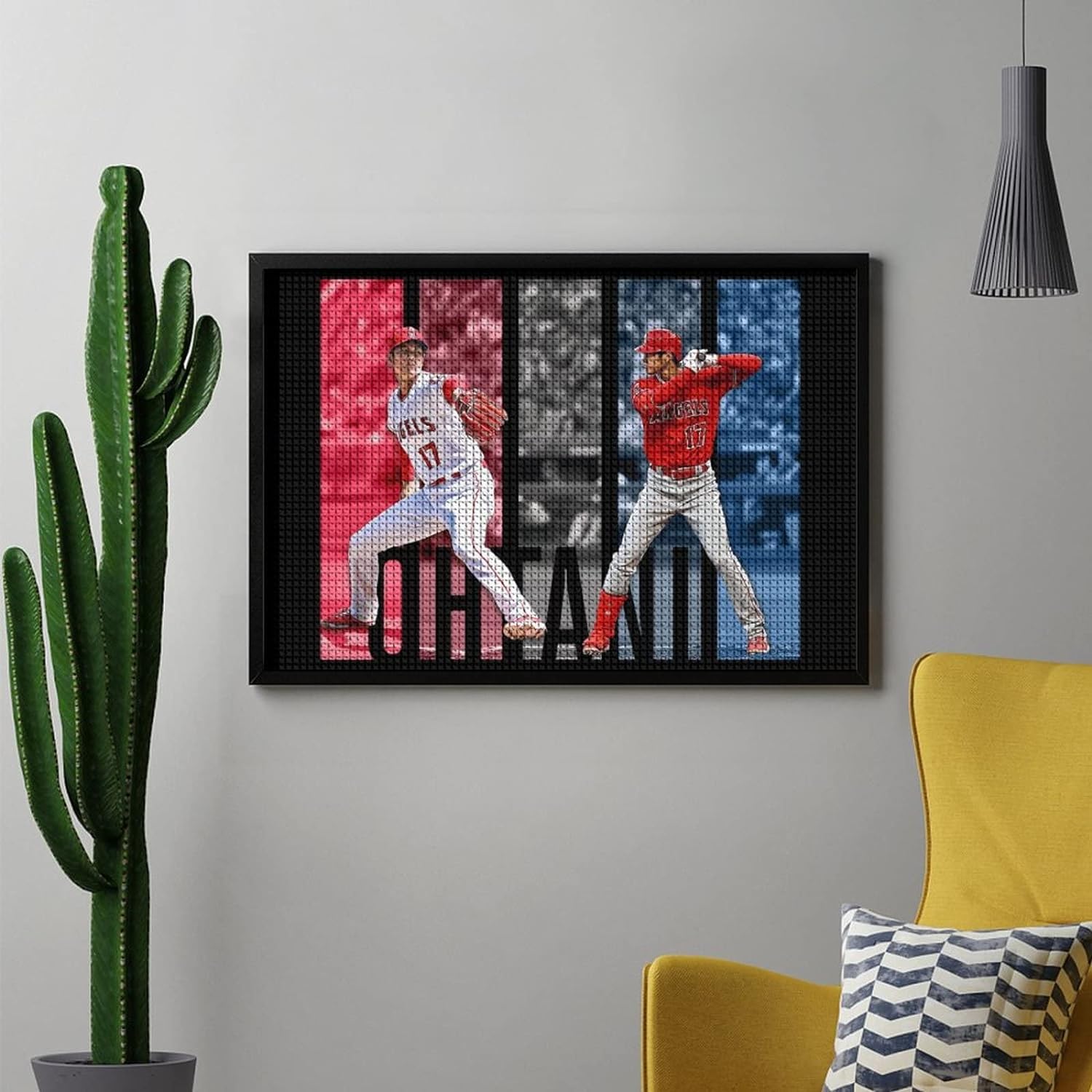 Amazon.co.jp: 大谷翔平 ダイヤモンド画 5Dアート モザイクアート DIY
