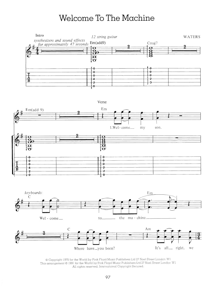 Pink Floyd ギタータブ譜2冊セット 51VXc-L4+hL._UF1000,1000_QL80_.jpg