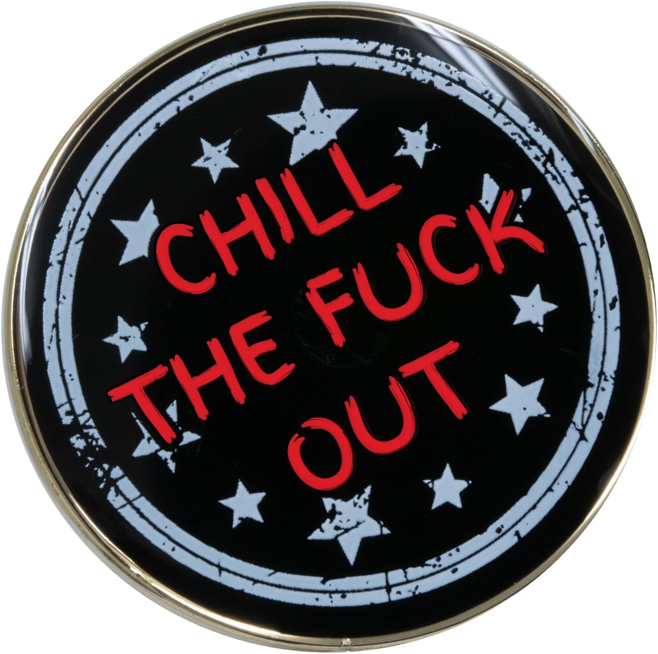 AA Chip | Sobriety Coin | Recovery Gift | Sober As Fuck Medallion