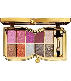 Paleta de sombras de ojos con purpurina, 10 c...