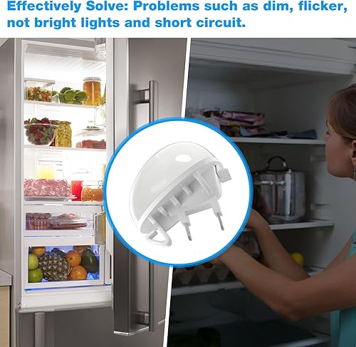 Miniatura 6 de W11602886 Bombilla LED para refrigerador Whirlpool Kenmore Amana Refrigerador Congelador Luz W11468934 W11449273 W11251749 W11520324 AP6986570