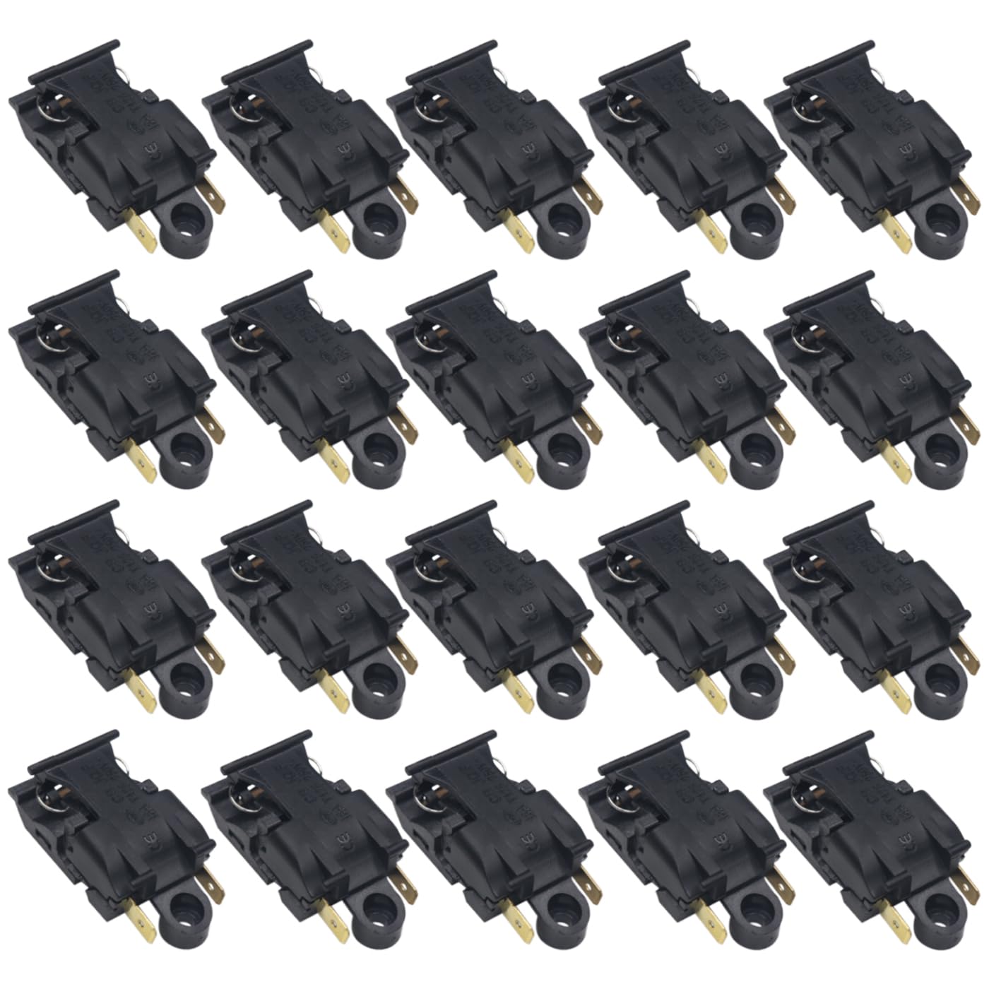 Electronic Spices Electric Kettle Thermostat Switch 2 Pin Terminal Kitchen Appliance Part (Pack of 20)-image-19