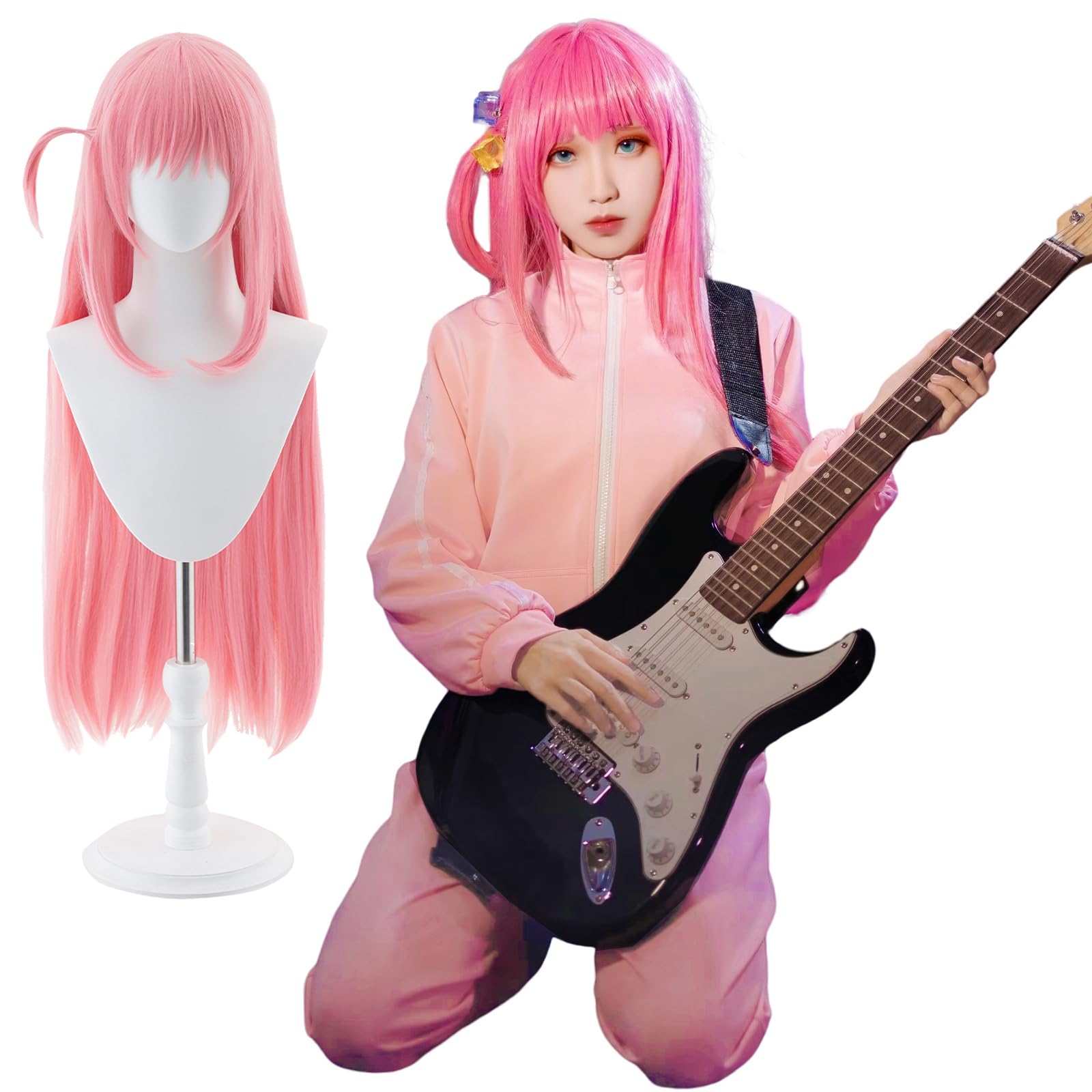 ☆Lサイズ 後藤ひとり ぼっち・ざ・ろっく!  ごとう ひとり　コスプレ衣装 Amazon.co.jp: [NOKIJP] 後藤ひとり コスプレ衣装 ウィッグ付き