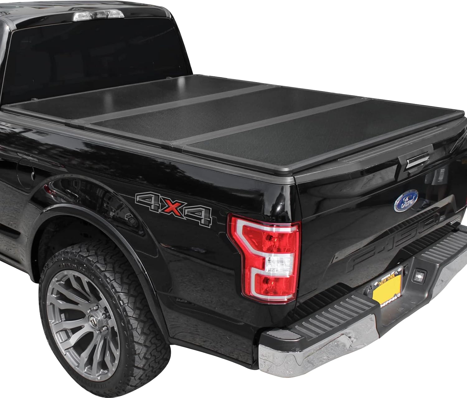 Tutel Hard Shell Folding Truck Bed Tonneau Cover|Fits 2015-2026 Ford F150 5'5