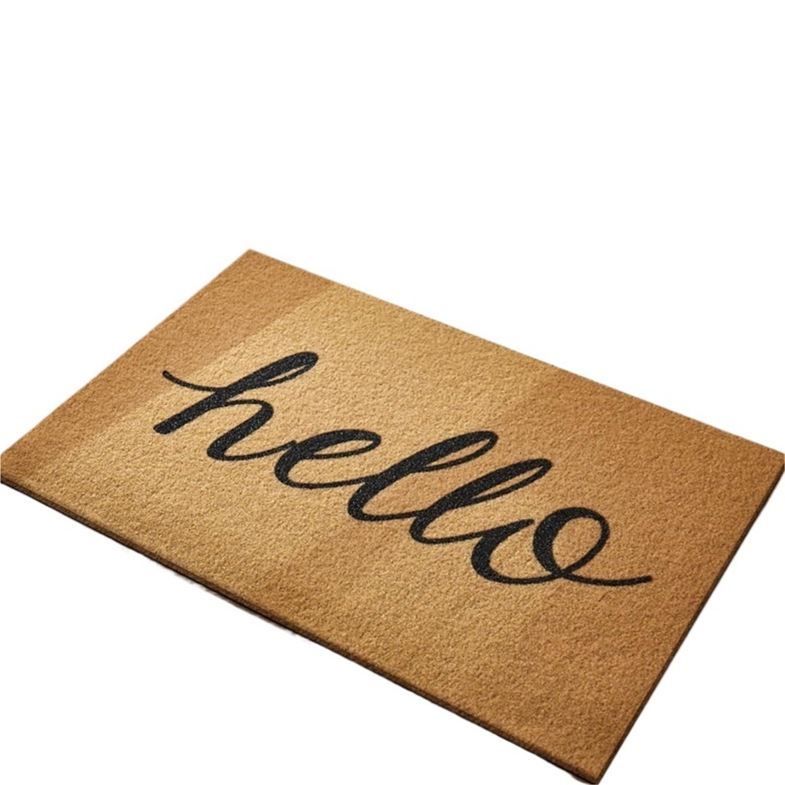 Tapis d'entrée sans couture en coco résistant à l'usure et grattoir efficace pour saletés