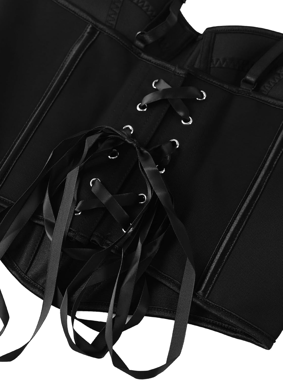 Avanova Women Overbust Corset with Straps Bustier Corsets Sexy Going Out Cami Crop Top - Image 8