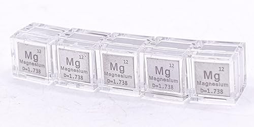 Miniatura 410 de Cubo de metal cobalto de 0.39 pulgadas (0.394 in) hasta un 99.9% puro elemento de tabla periódica de densidad grabada, colección de bloques