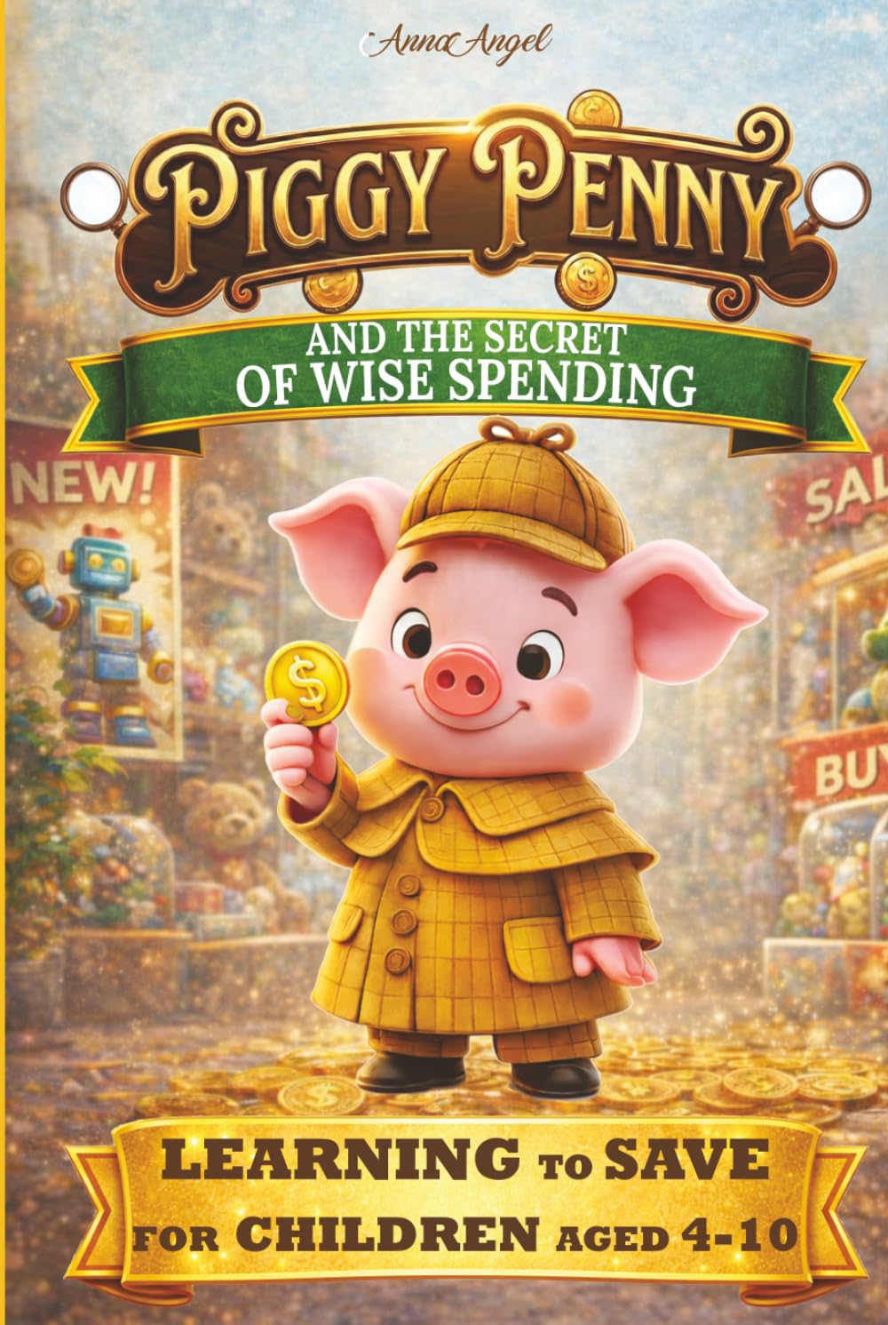 Piggy Penny and the Secret of Wise Spending: A Magical Tale of Smart Spending and Wise Choices - black version (Piggy Penny – Budget Edition)