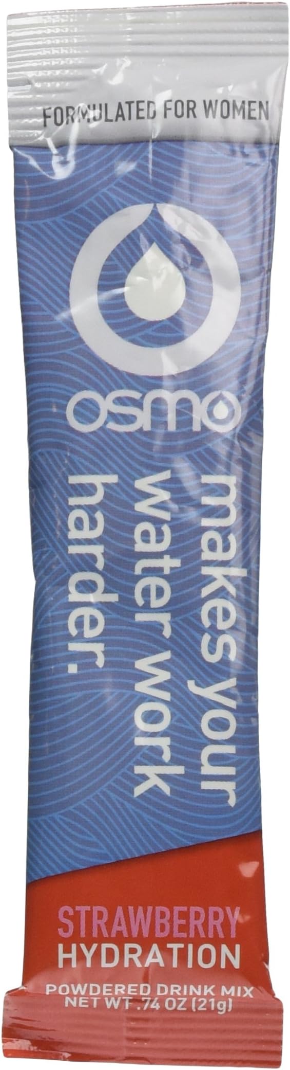 OSMO Nutrition Women's Hydration Powder, Strawberry, 24 Count