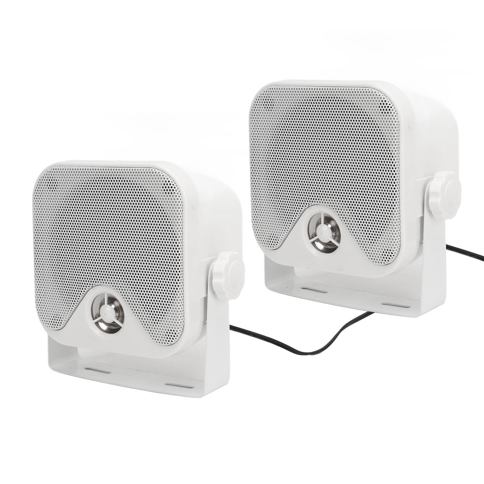 Akozon Altavoces Marinos de Caja de 4 Pulgadas, Sistema de Sonido Resistente Al Agua de 100W para Tractor ATV UTV