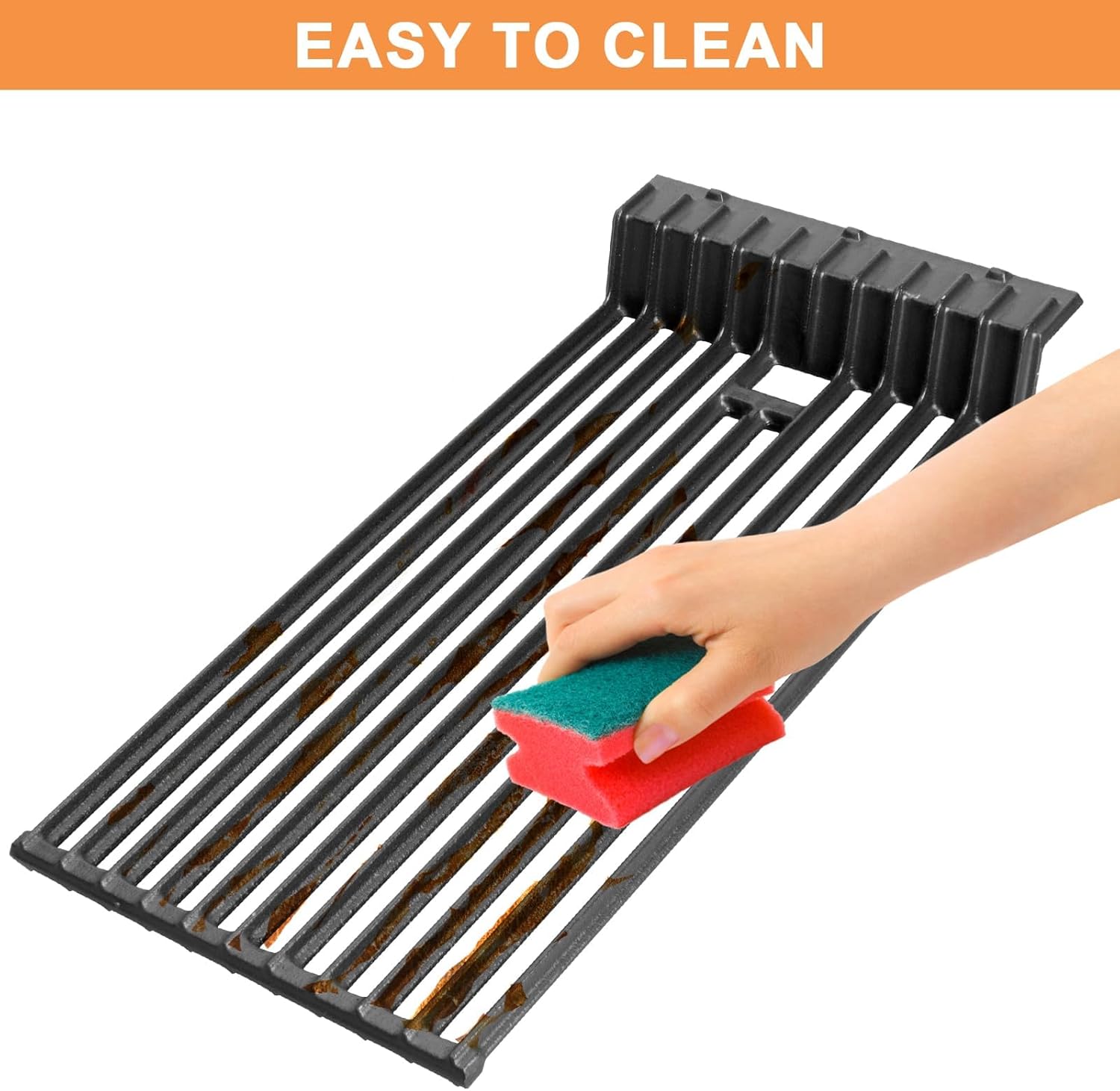 Grill Grates for Broilmaster Grill Parts, Broilmaster P3, G3, S3, U3, D3, Broilmaster G-3 (Single Post), G-3 (Twin Post), G-3 EXPL, G-3 EXPN, G-3 TXPL, G-3 TXPN, Thermos 56036T, Matte Enamel Cast Iron