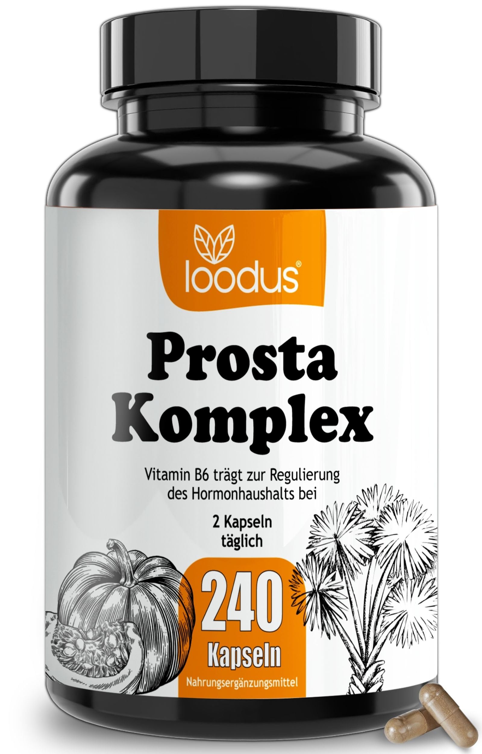 240 Prosta Komplex Kapseln mit Kürbiskern-Extrakt & Sägepalmen-Extrakt