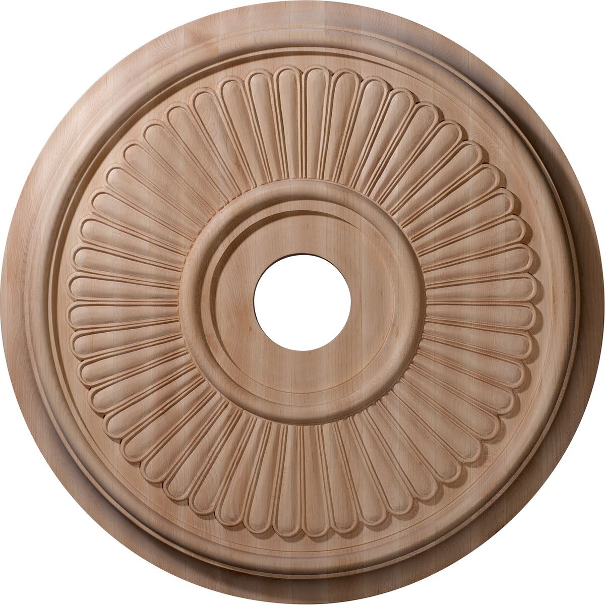 Berkshire Carved Wood Ceiling Medallion - Red Oak -5 Berkshire Carved Wood Ceiling Medallion - Red Oak -5