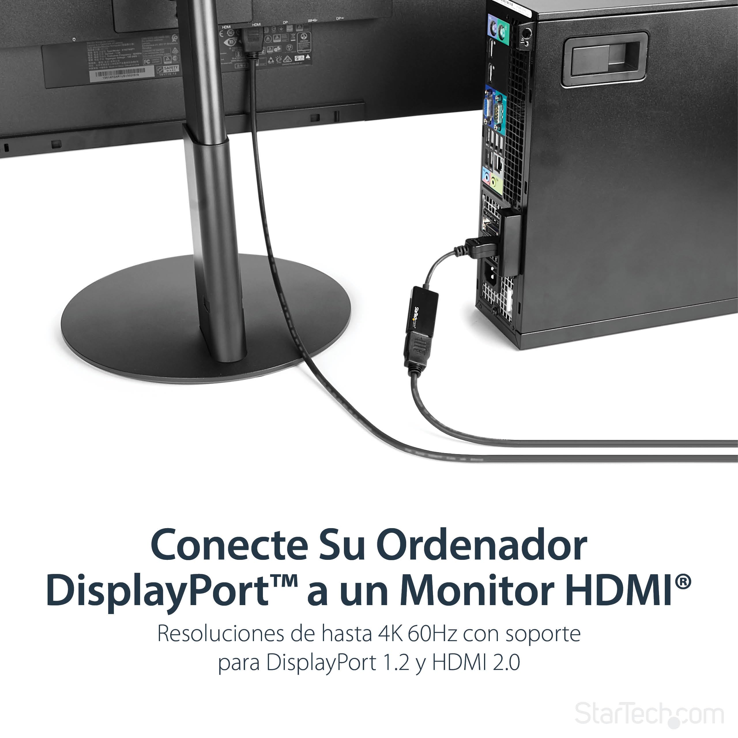 Startech Adaptador DisplayPort a HDMI UltraHD 4K