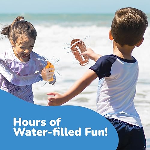 Miniatura 4 de ArtCreativity Pelotas deportivas, juguetes para salpicaduras de agua, juego de 3, juguetes de baño esponjosos para niños, 3 diseños diferentes de