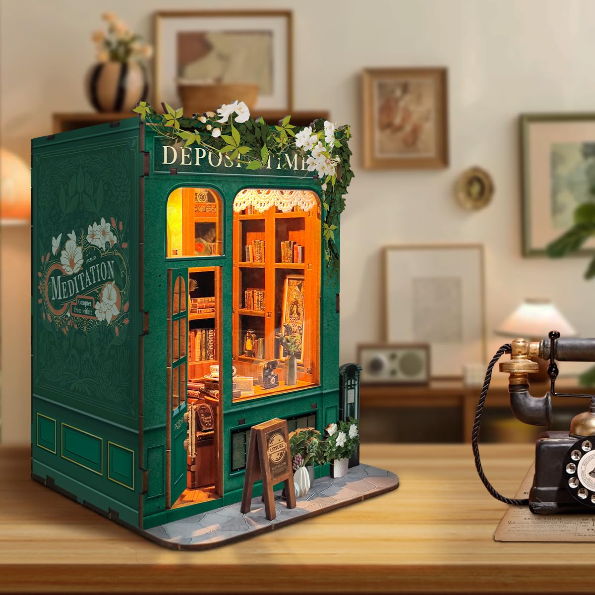 Adult Book Nook Kits - DIY 3D Puzzles - Miniature House Building Kit
