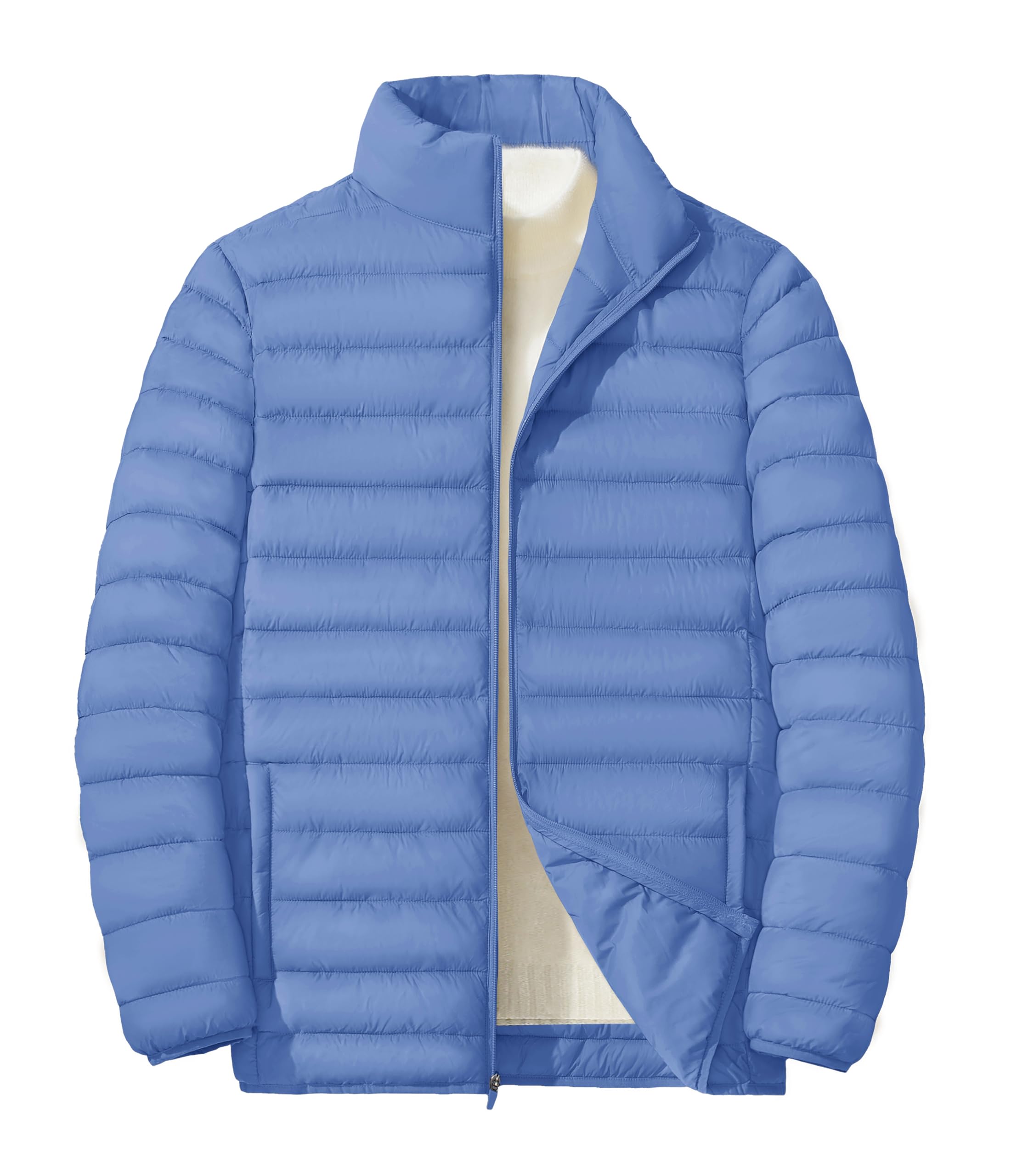 MAGNIVIT Men's Puffer Jackets Lightweight Warm Winter Coat Water-Repellent Windbreaker Insulated Quilted Packable Jacket