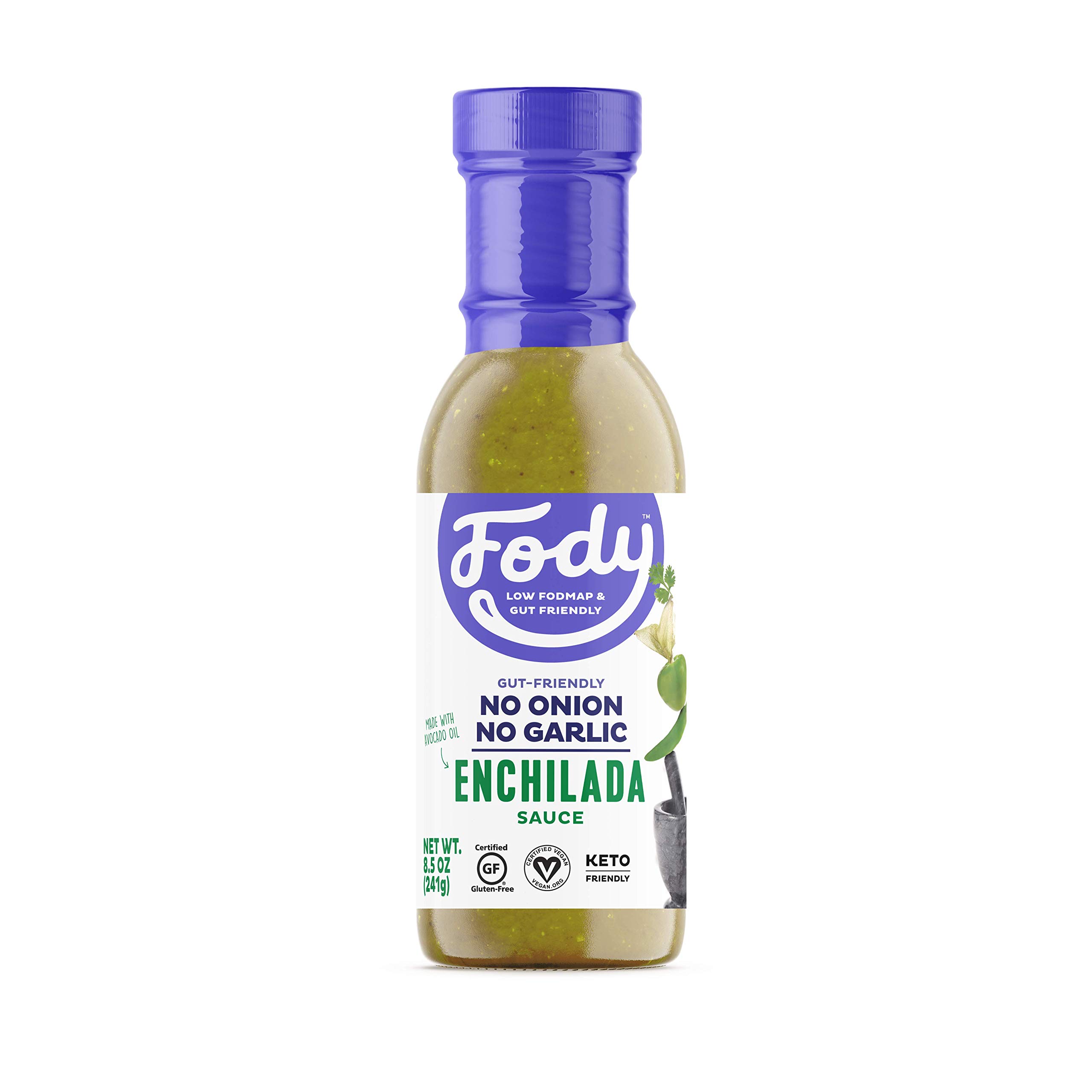 FODY Verede Saucy Enchilada Sauce, 8.5 OZ (4 counts)