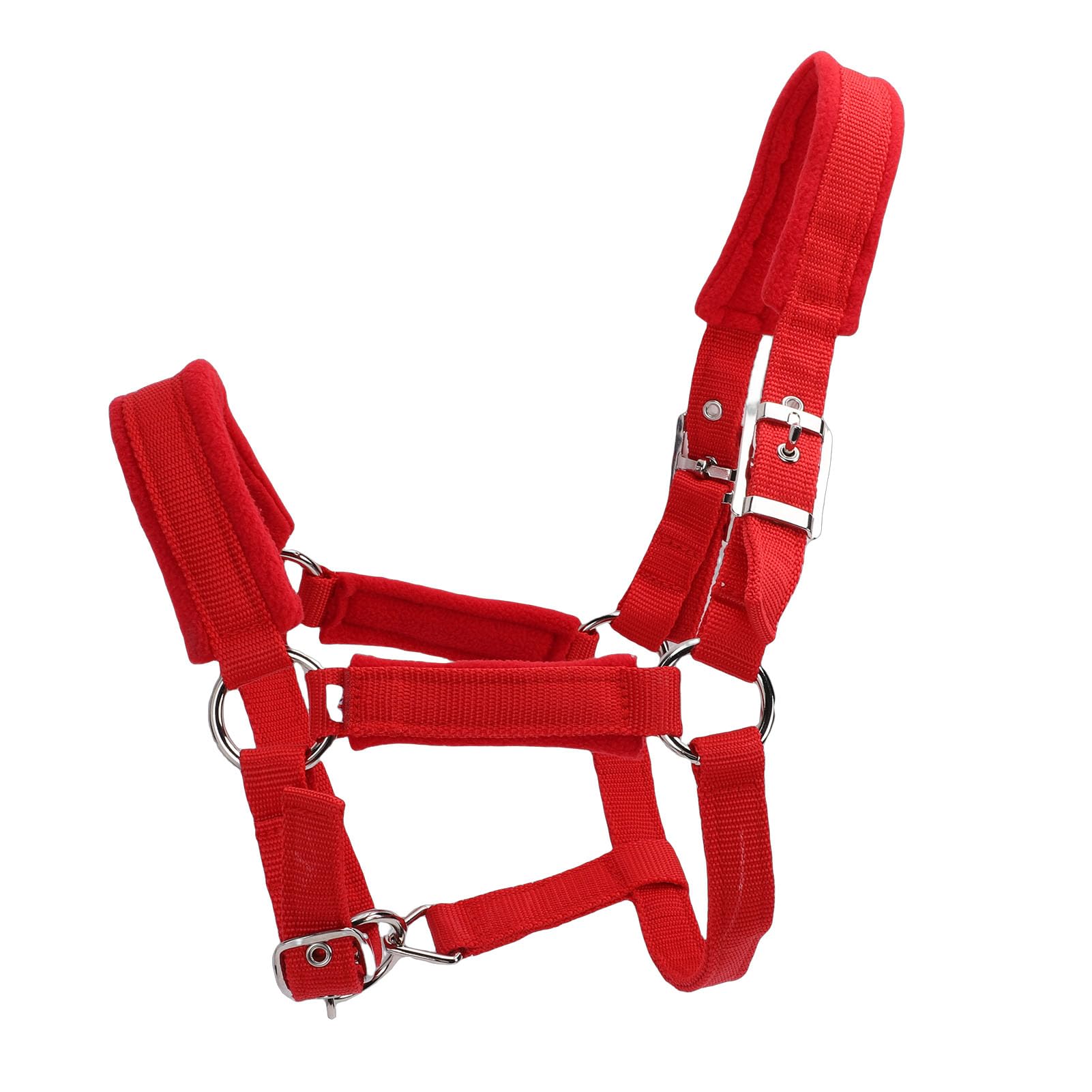 Cabestro de caballo ajustable de nailon PP de 25mm para caballos medianos 8