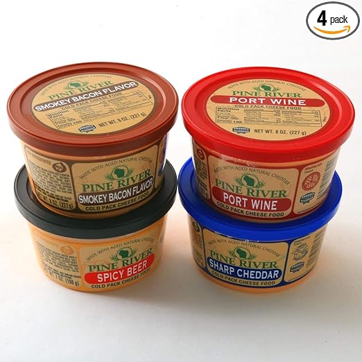 Cheese Spread Variety - 4 Pack