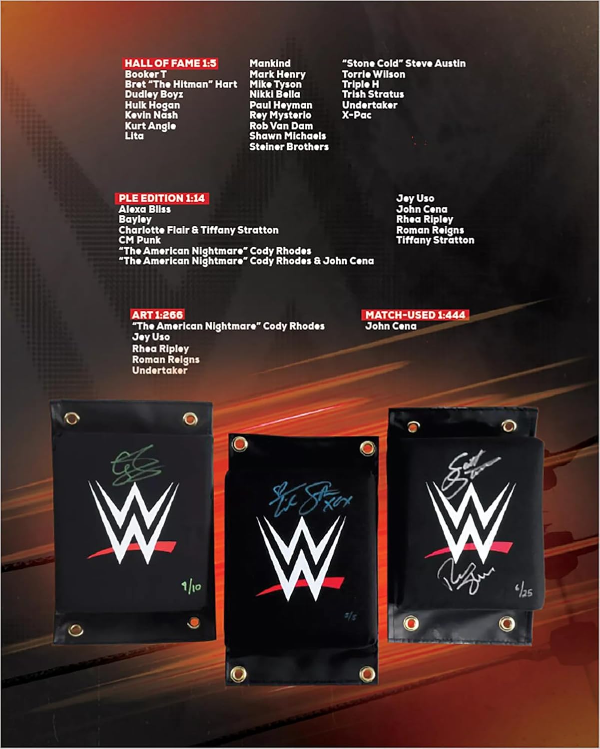Under Wraps WWE Turnbuckles Autographed Hobby Trading Card Box