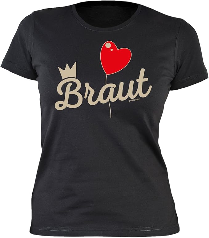 JGAJunggesellinnenabschiedsShirt/Sprüche/DamenSpaßShirt Braut