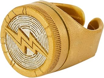 Rubies Adult DC The Flash Movie Light-Up Ring, As Shown, One Size
