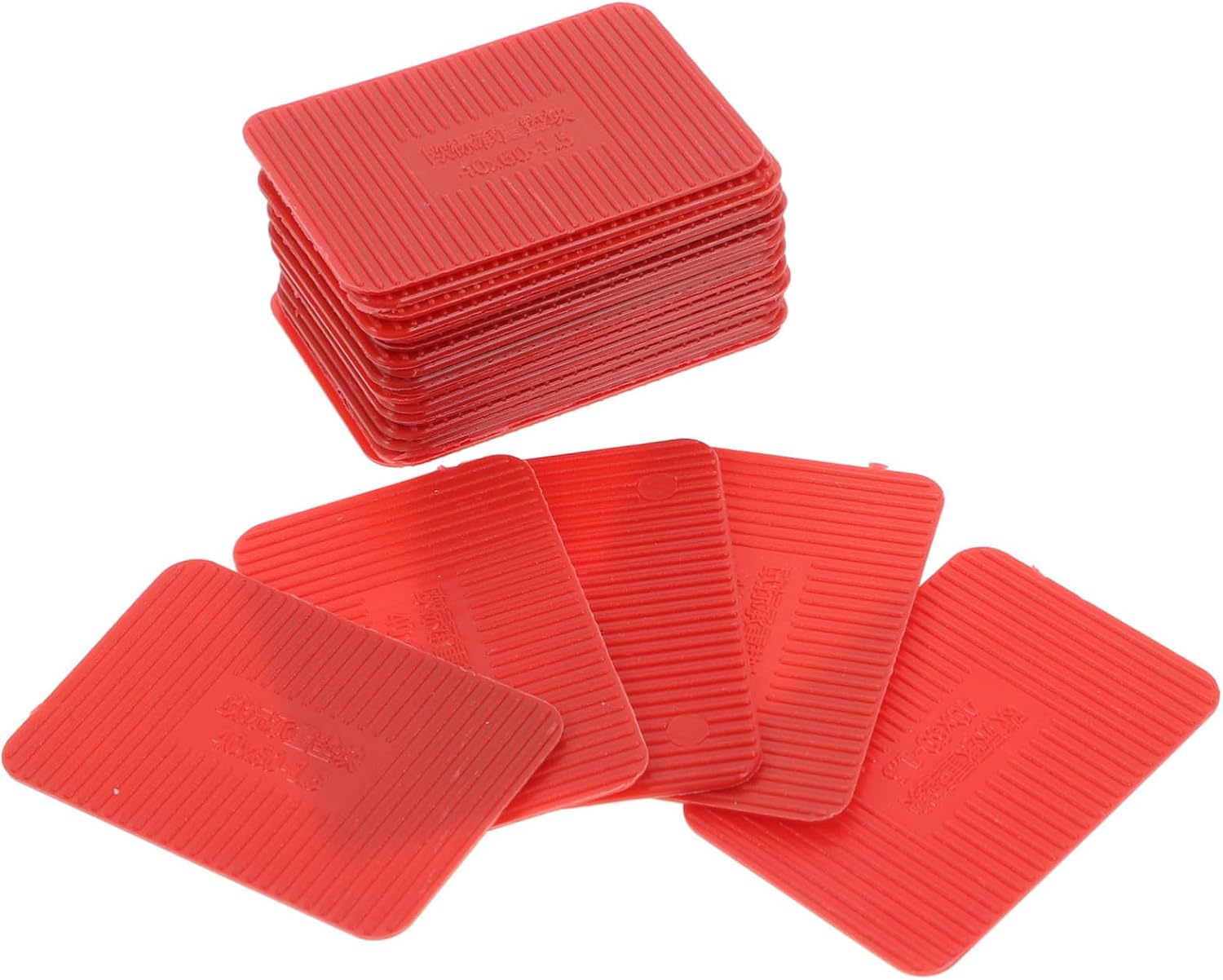 100pcs Flexible Plastic Shims for Leveling Windows and Furniture Toilet Shims for Easy Installation Thickness for DIY Projects and Heavy Load Support