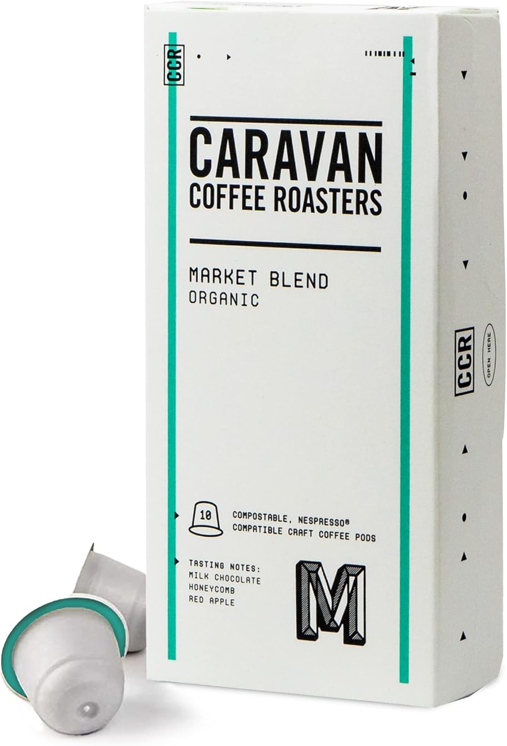 Caravan Coffee Organic Market Blend (10 Pods) AwardWinning 100