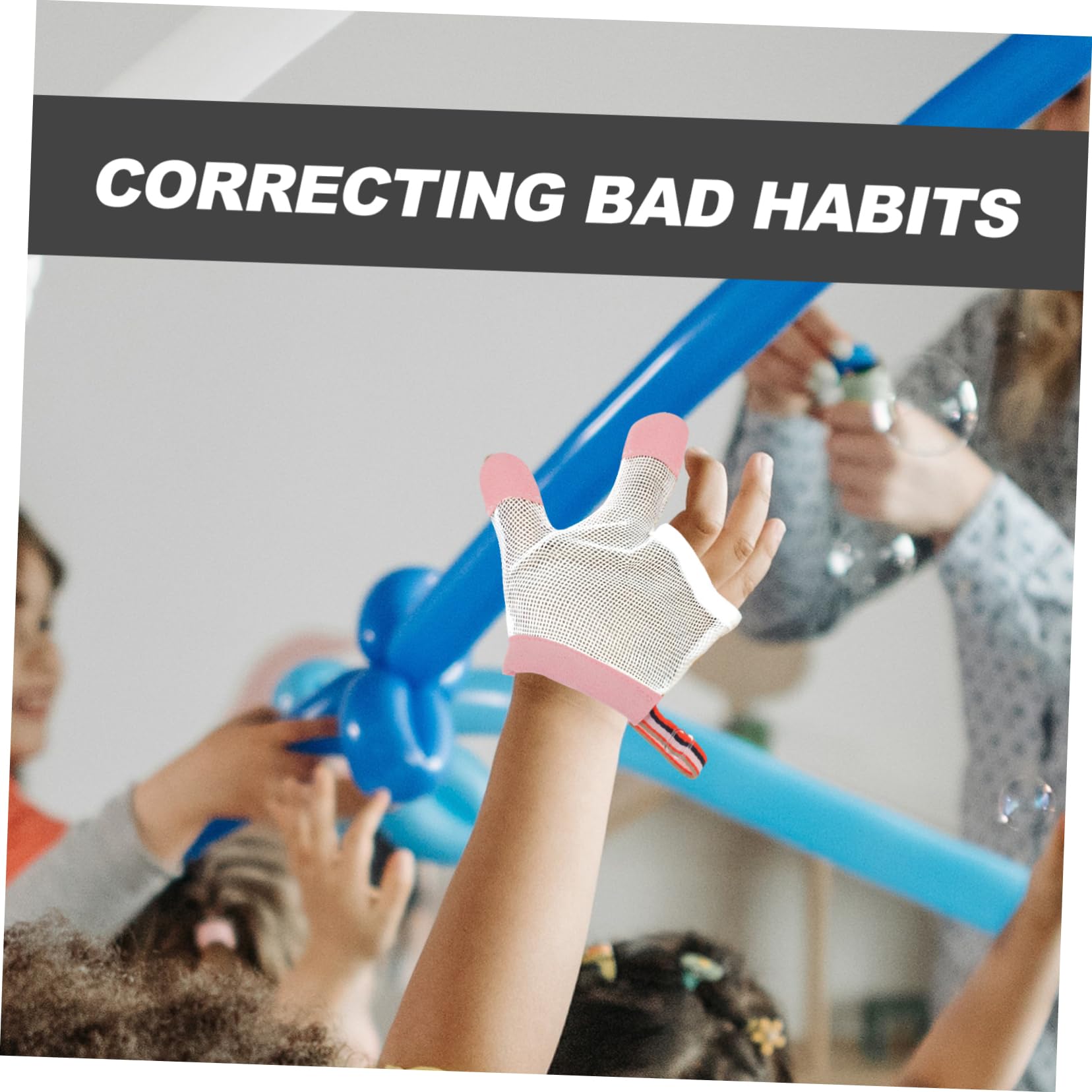 SHOWERORO Baby Finger Guard Mitts 1 Pair Stop Nail Biting Thumb Sucking Comfort Fit for Infants Toddlers