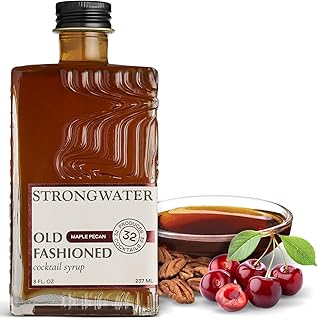 Strongwater Maple Pecan Old Fashioned Craft Cocktail Mixer - Makes 32 Co...