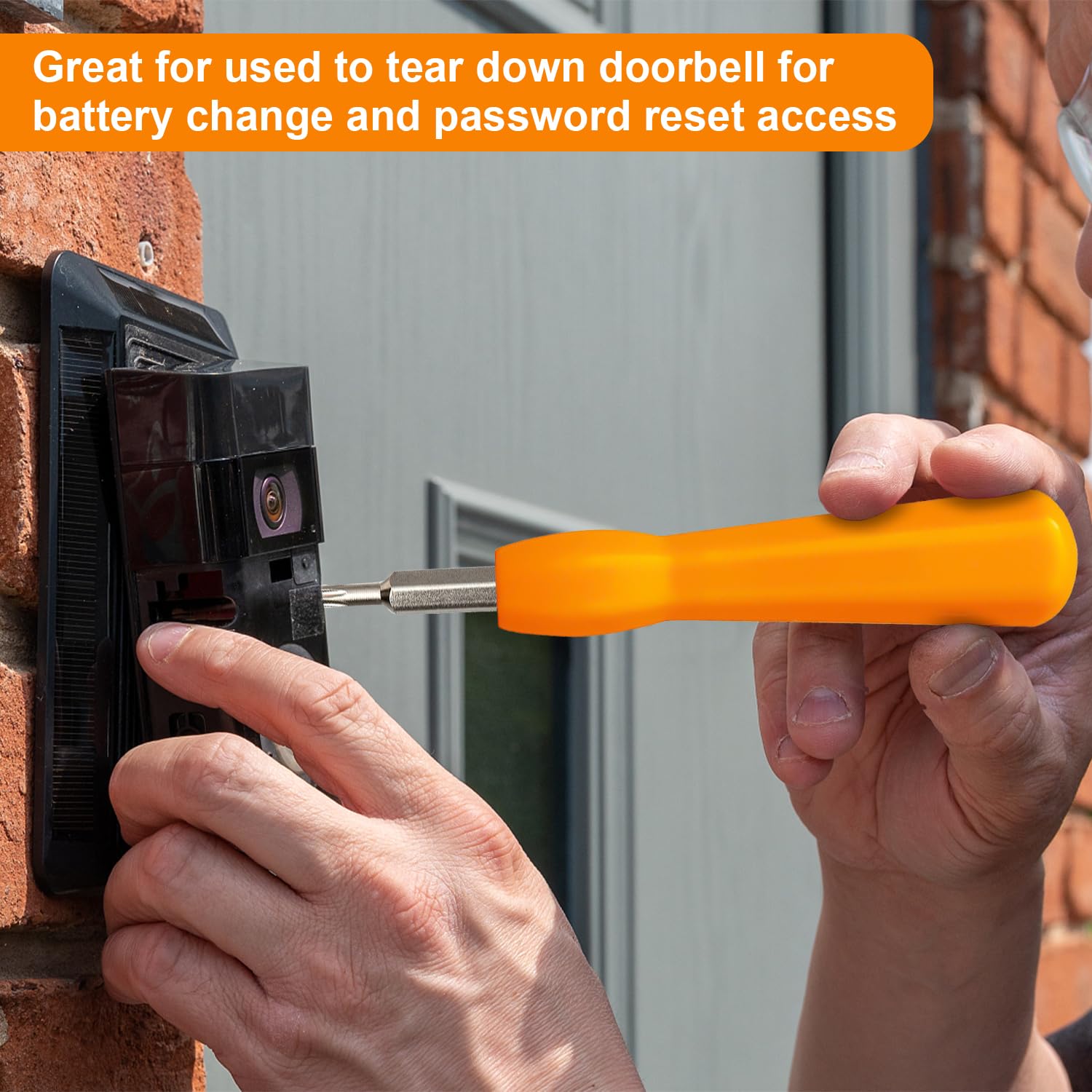 Ring Türklingel Schraubendreher Set - Inkl. 40 Schrauben & Bits, Magnetisch - Speziell Für Ring Klingel Wartung