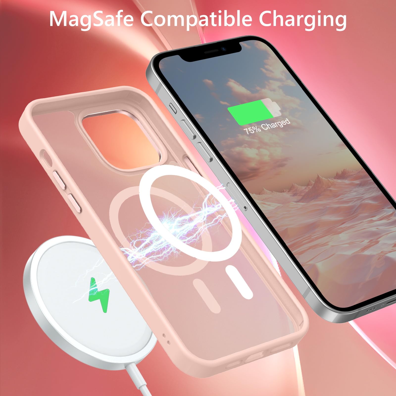 GUAGUA For IPhone 12 Mini Magnetic Case 5.4",Phone Case For IPhone 13