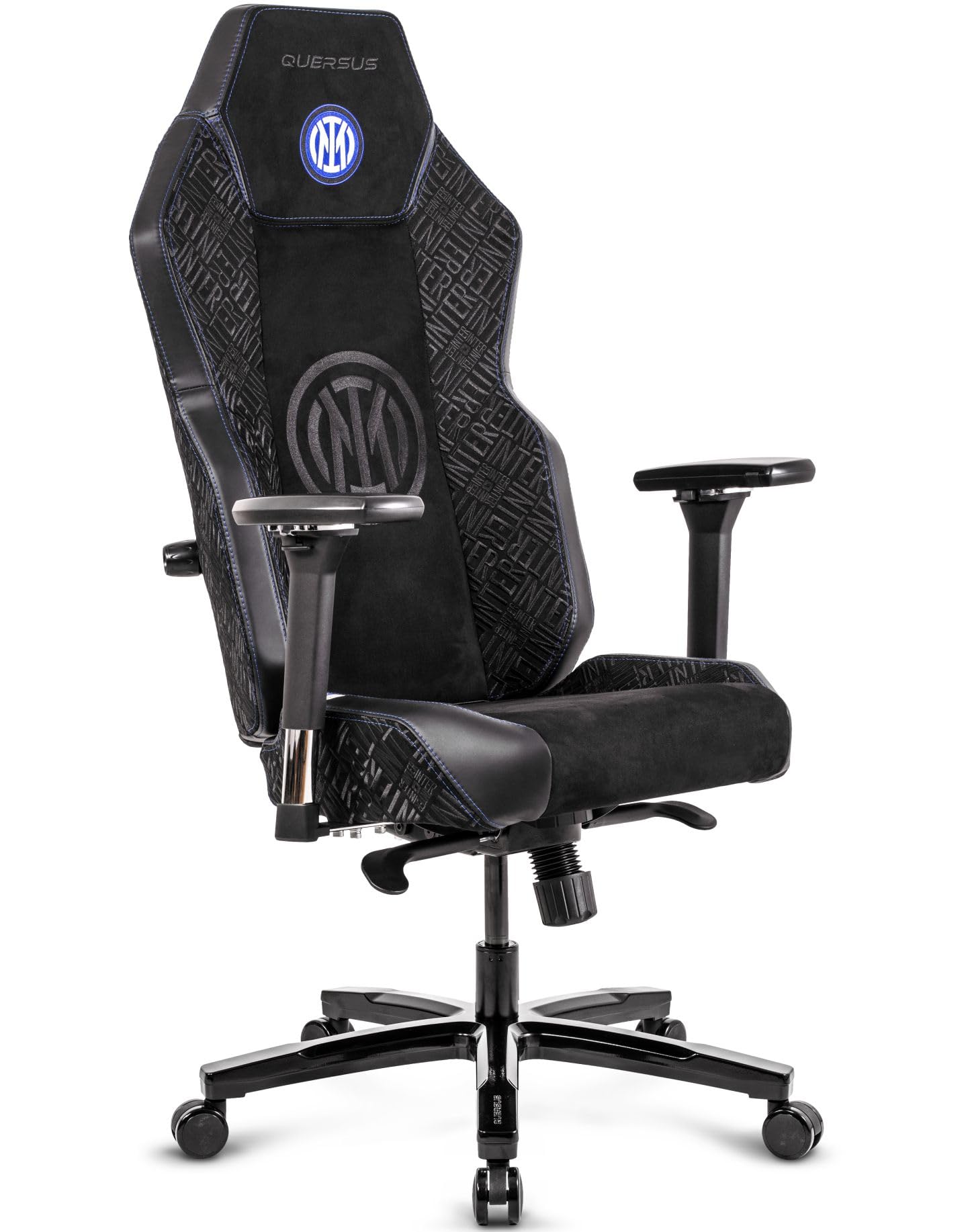 Quersus Chaise Métal Simili Cuir Suède Universelle