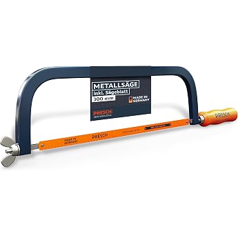 Presch Hacksaw 300 mm   Includes Bi-Metal Saw Blade for Precise Cutting Performance   90  Saw Blade Rotation for Horizontal and Vertical Cuts   Quick Blade Change Thanks to Optimized Design