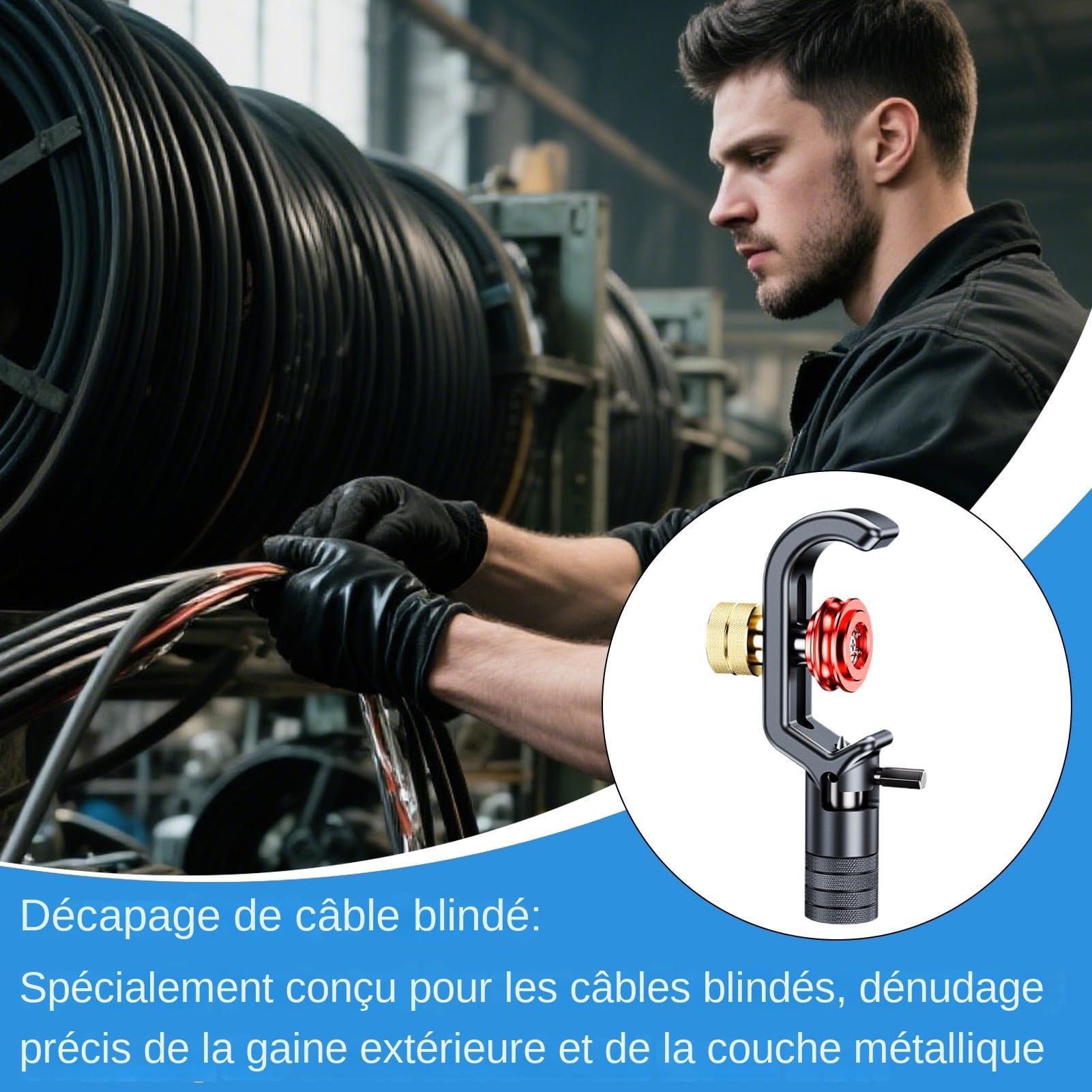 Pelacables Óptico Pelacables Multifuncional Corte Radial