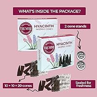 Vista 299 de TRUMIRI Copal Incense Cones - Total 20 Cone Incense - Dual Pack of 10 Insence Cones - Incense Cones Scented - Cone Incense Scents - Insense Cones