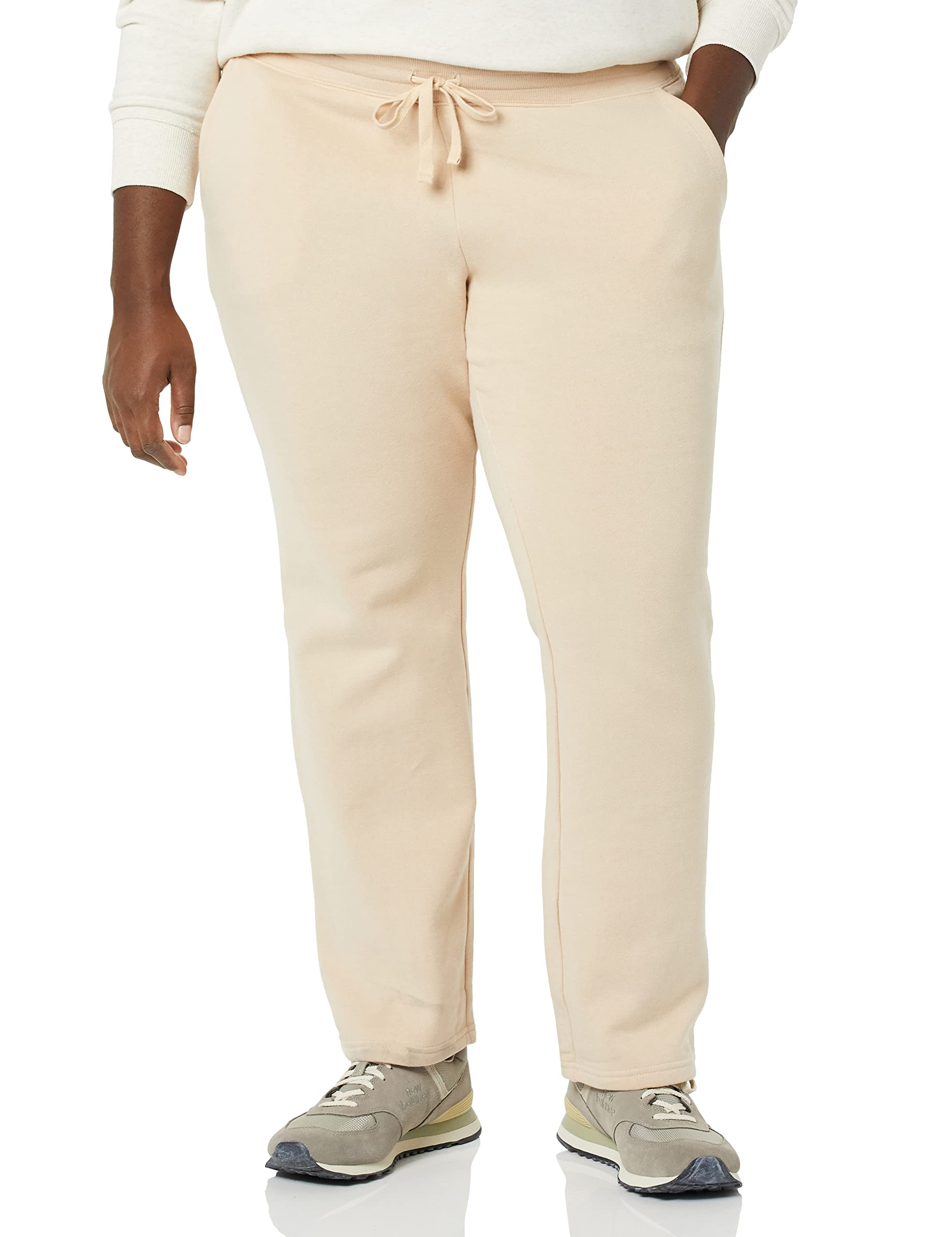 Amazon Essentials Pantaloni Tuta Da Donna A Gamba Dritta Con Coulisse, In Pile (Disponibili In Taglie Forti)