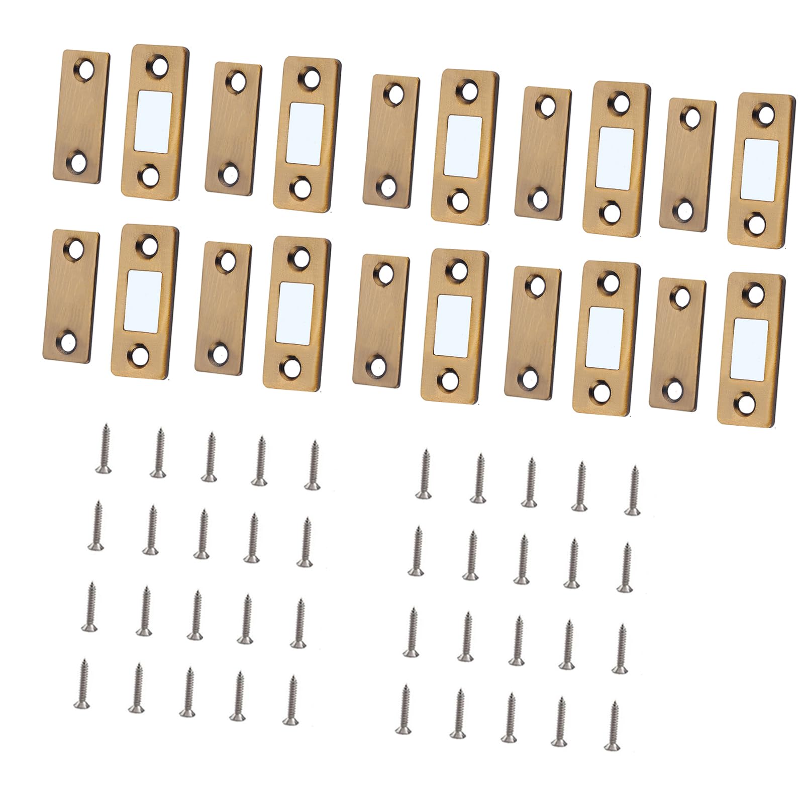 Fromceo Yellow Bronze Duty Cabinet Door Catches Replacement Adhesive Drawer Magnets Furniture Hardware Accessories Enduring Adhesive Drawer Magnets