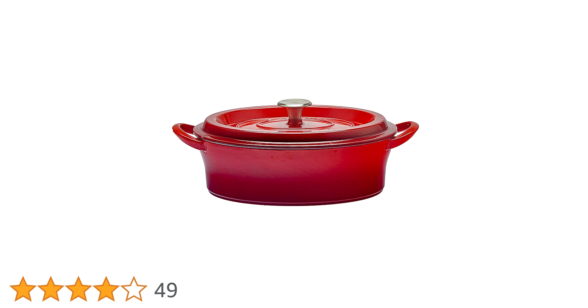 調理器具 GoodPlus CASTPOT OVAL 26cm ☆グッドプラス キャストポット オーバル26㎝レッド(鉄鋳物