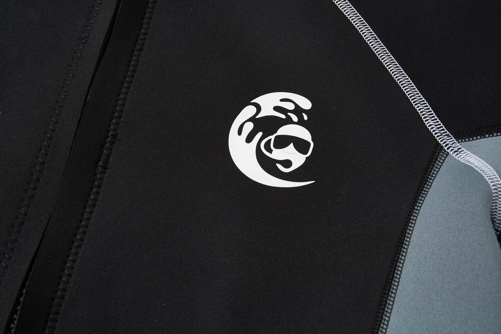 Donna/Uomini Manica Lunga Mute Giacca 2mm Neoprene Cerniera Frontale Surf Nuotare Immersioni Tute Bagnato Top