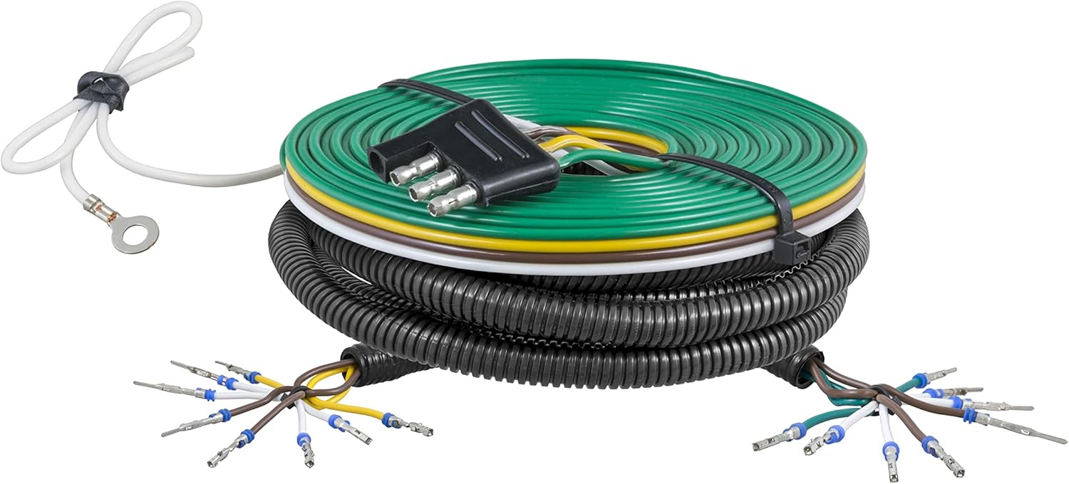 CURT 58925 Custom Towed-Vehicle RV Wiring Harness for Dinghy Towing, Fits Select Buick, Chevrolet, GMC, Oldsmobile SUVs