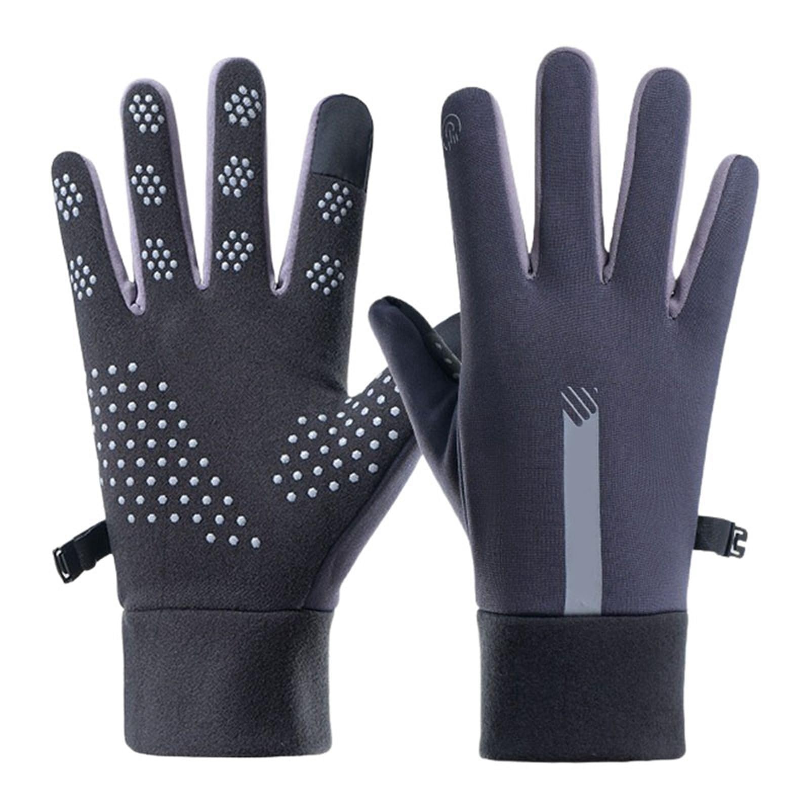 Lightweight Winter Gloves for Men Women Touchscreen Thermal Glove Non-Slip Elastic Cuff Gloves Warm Running Glove