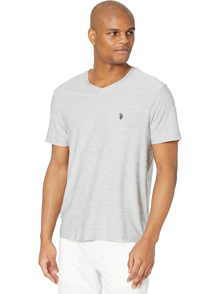 U.S. POLO ASSN. Performance Space Dye V-Neck