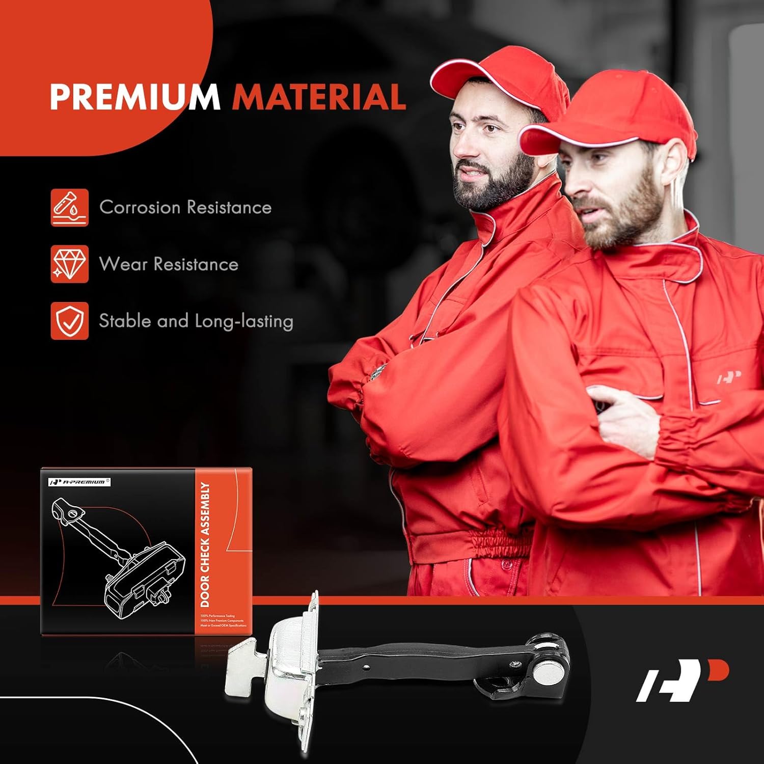 A-Premium Front Left Driver Side Door Check Compatible with Toyota Corolla 2003-2008, Matrix 2003-2008