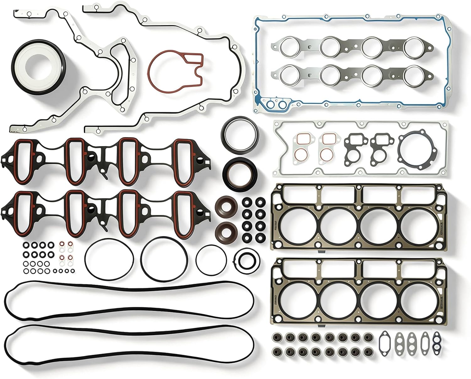 Head Gasket Set Compatible with Escalade Express Avalanche SSR Suburban Savana Sierra 4.8L 5.3L V8 2002-2011 Replacement for HGS3168 HS26191PT1 CS9284
