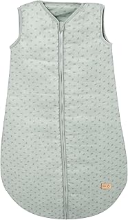 roba Babyschlafsack Lil Planet für Neugeborene - 90 cm - Ganzjahres Schlafsack aus Bio Baumwolle - Musselin GOTS - Frosty Green